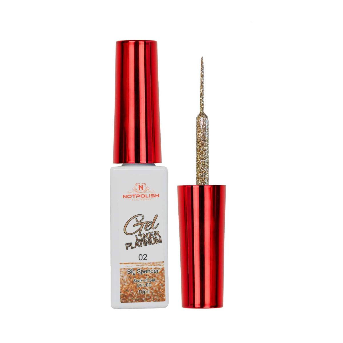 NOTPOLISH Gel Art Liner Platinum Big Spender