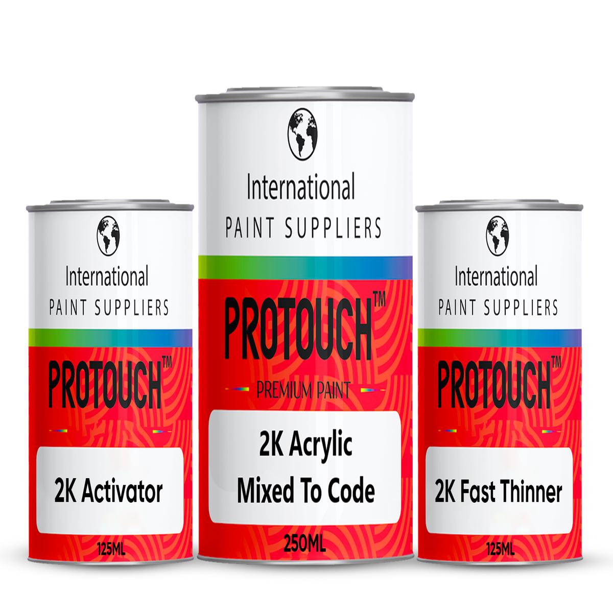 Kia JA Shine Red 2K Acrylic Gloss Paint, Activator & Thinner