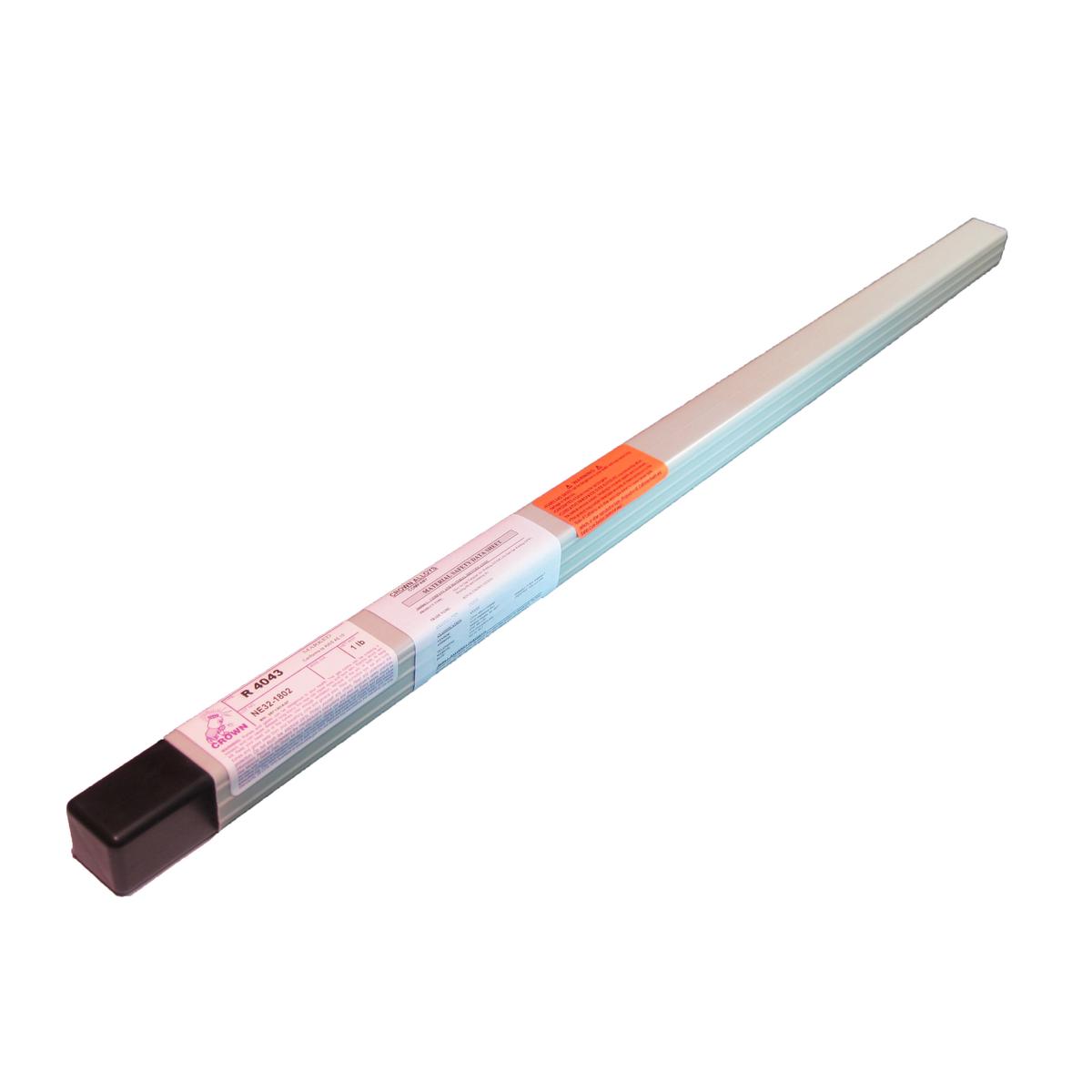 Crown Alloys R 4043 5/32x36\" TIG Welding Rod 5lb Tube - AT4043/TP