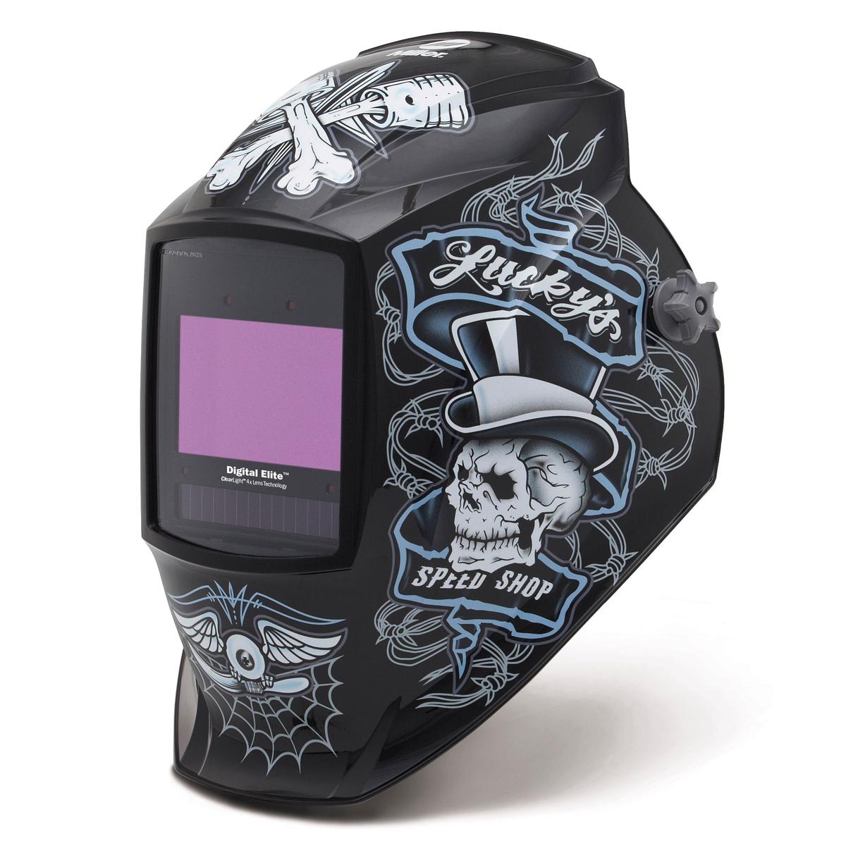 Miller Digital Elite Welding Helmet w/ Clear Light 4x, Lucky\'s Speed Shop - 296766