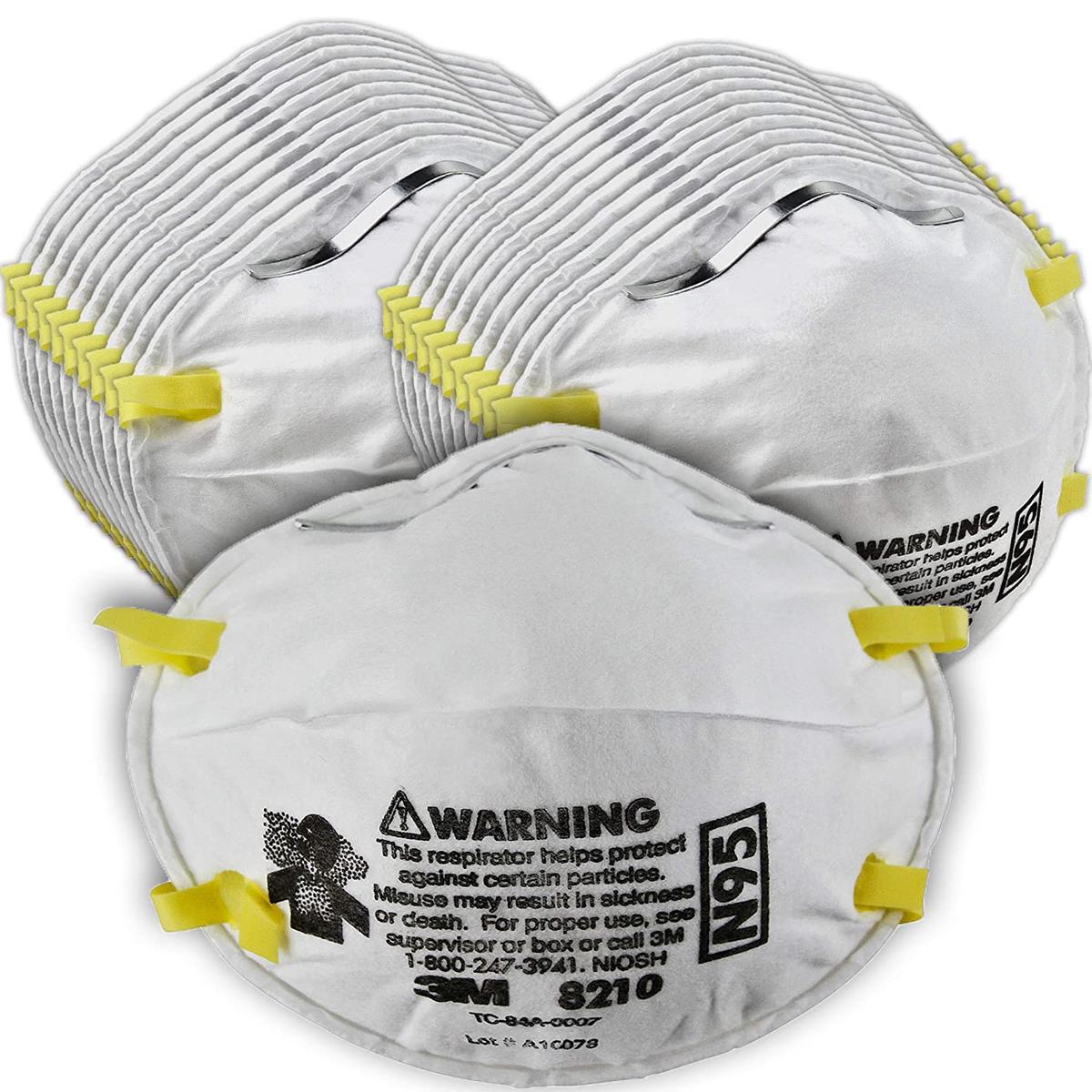 3M 8210 N95 Disposable Particulate Respirator (20/Packs) | Buy online